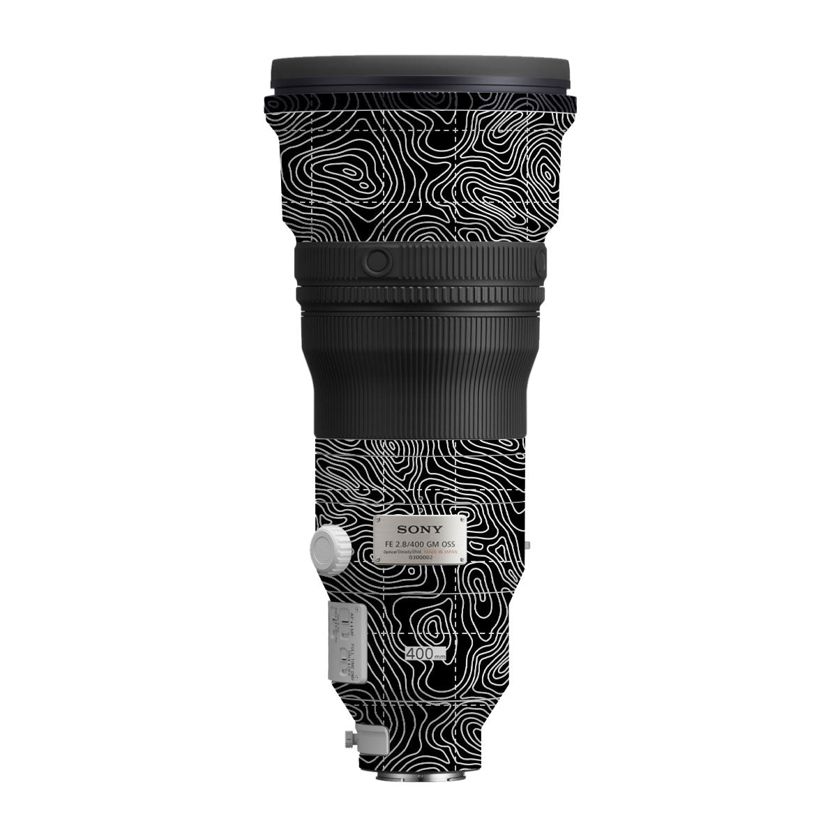 Textured Midnight Slate Sony FE 400mm F/2.8 GM Camera Lens Skin