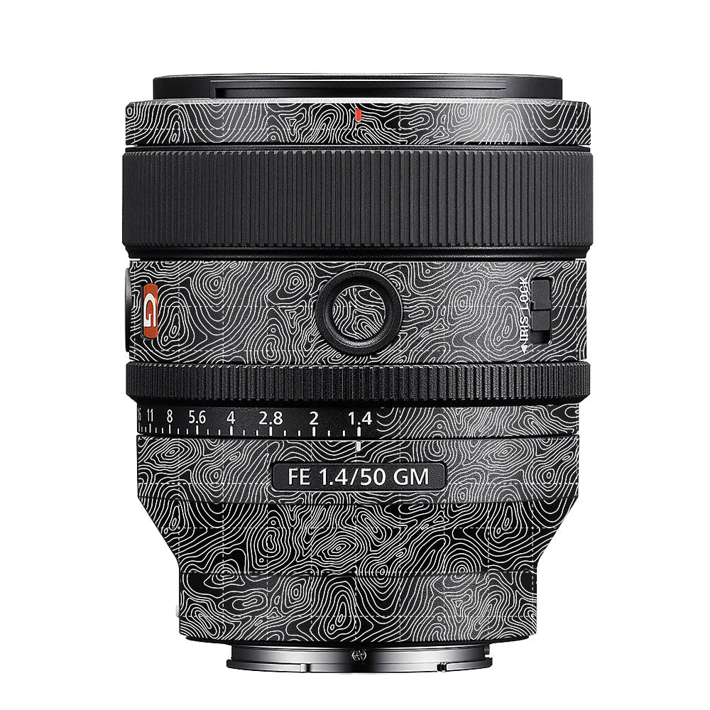 Textured Midnight Slate Sony FE 50mm f/1.4 GM Camera Lens Skin