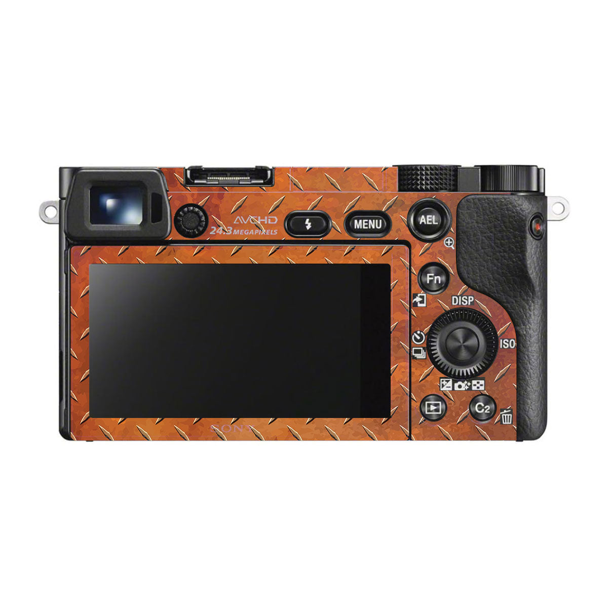 Textured Rust Forge Sony A6000 Camera Skins