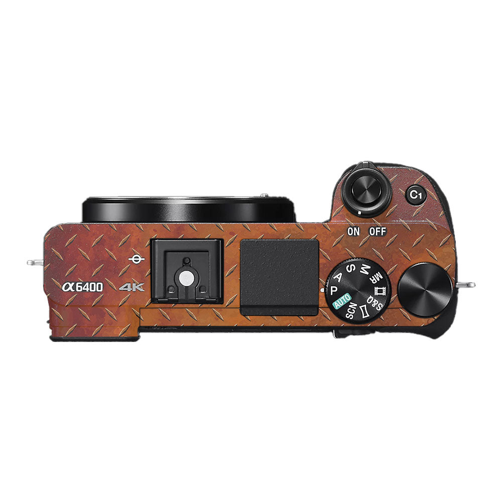 Textured Rust Forge Sony A6400 Camera Skin