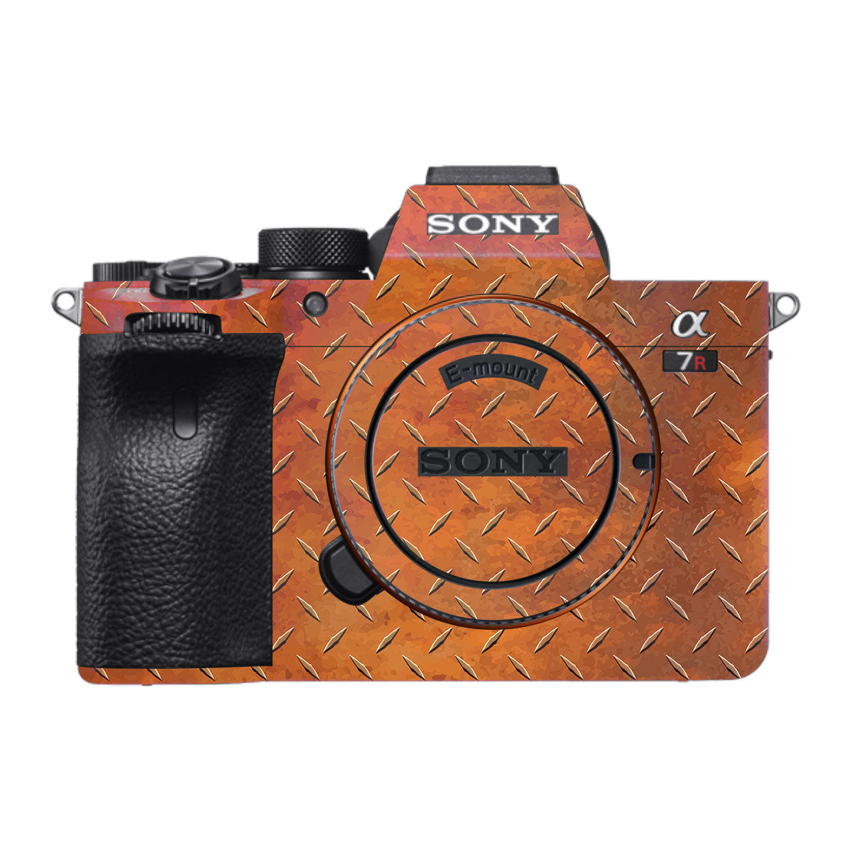 Textured Rust Forge Sony A7RV Camera Skin