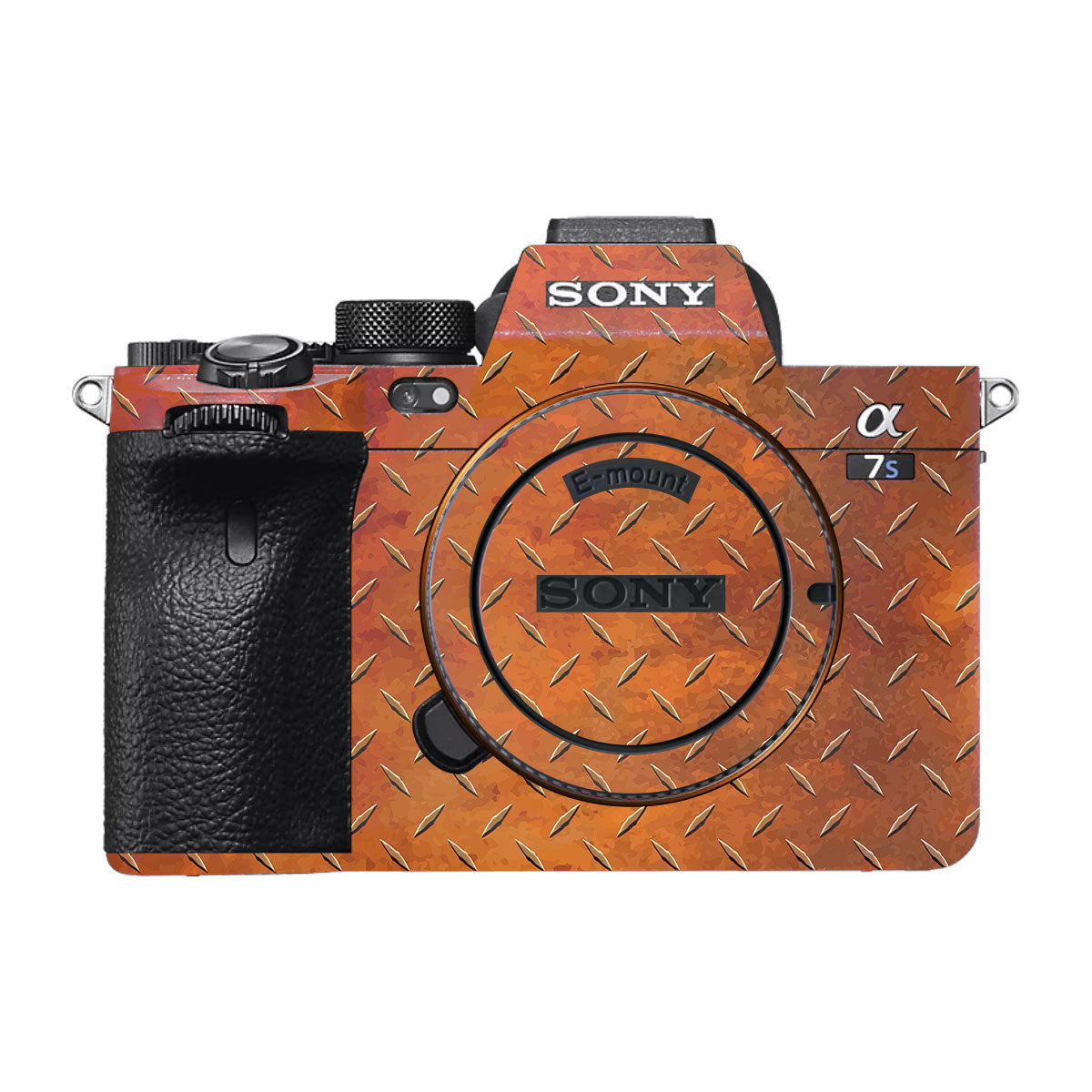 Textured Rust Forge Sony A7S II Camera Skins