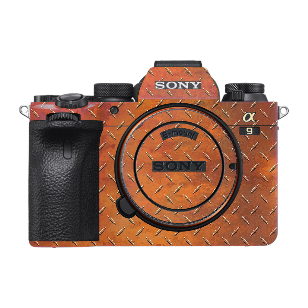 Textured Rust Forge Sony A9 Camera Skins