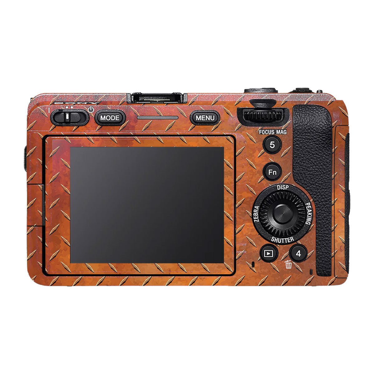 Textured Rust Forge Sony FX30 Camera Skin