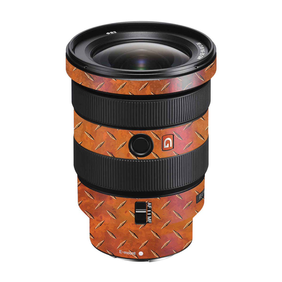 Textured Rust Forge Sony FE 16-35mm F/2.8 GM Camera Lens Skin