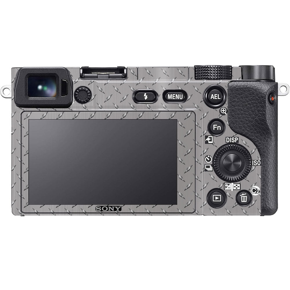 Textured Silver Tread Sony A6100 Camera Skin