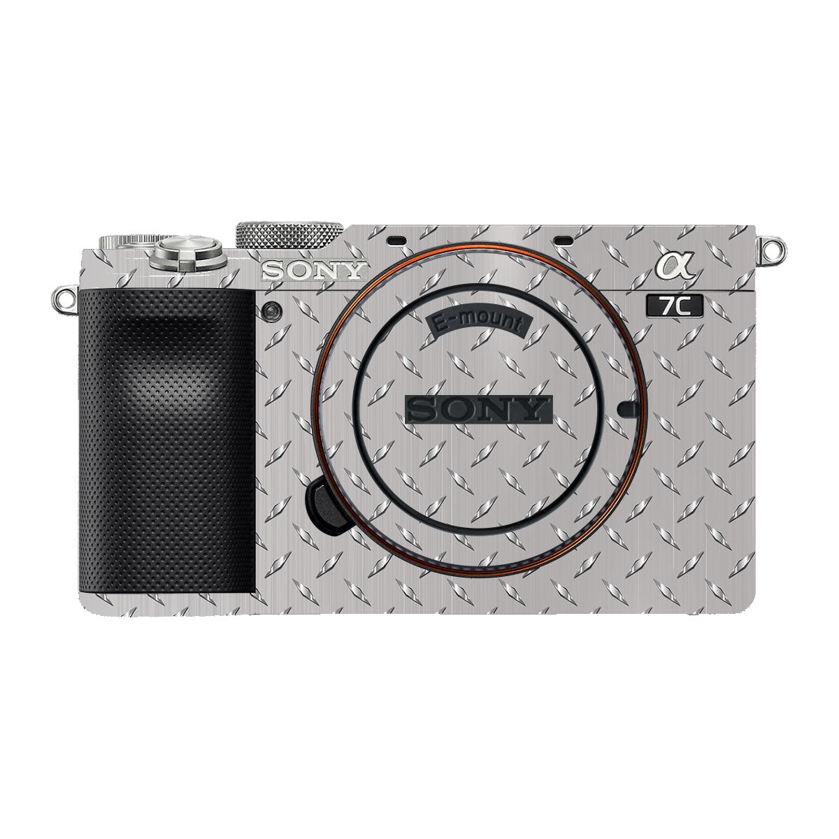 Textured Silver Tread Sony A7 C Camera Skin