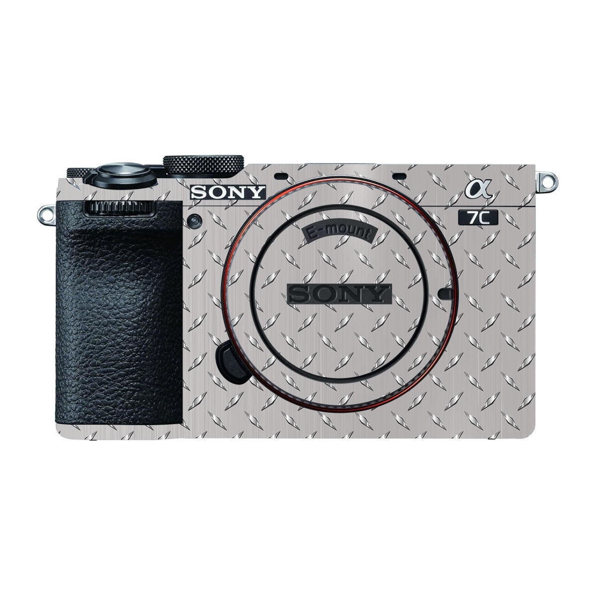 Textured Silver Tread Sony A7 CII Camera Skin