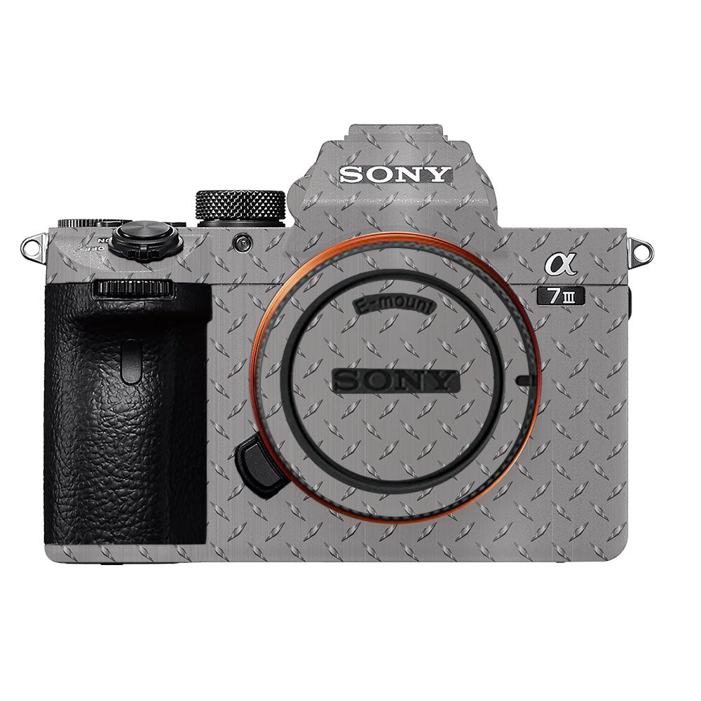 Textured Silver Tread Sony A7MIII Camera Skin
