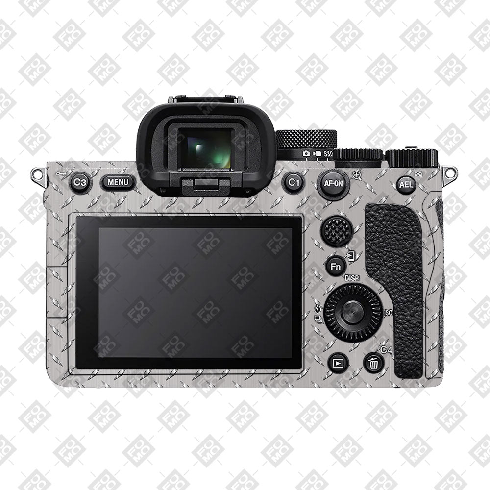 Textured Silver Tread Sony A7MIV Camera Skin