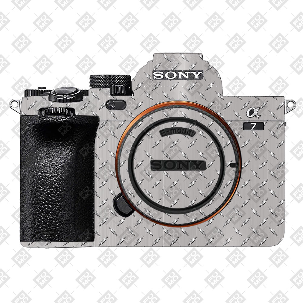 Textured Silver Tread Sony A7MIV Camera Skin