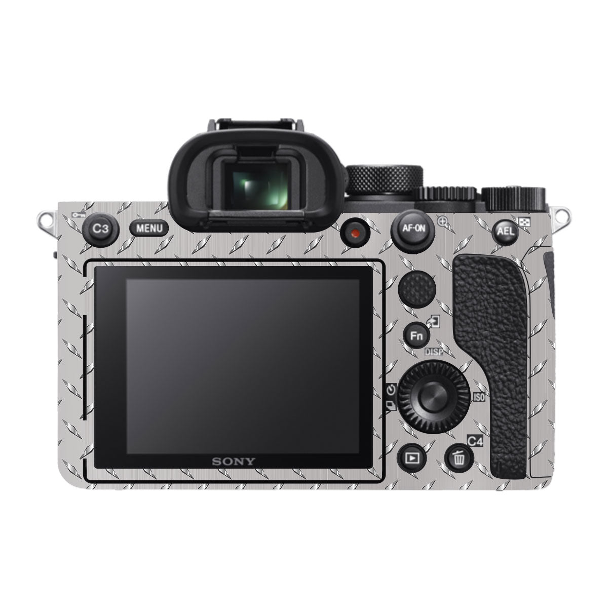 Textured Silver Tread Sony A7RV Camera Skin