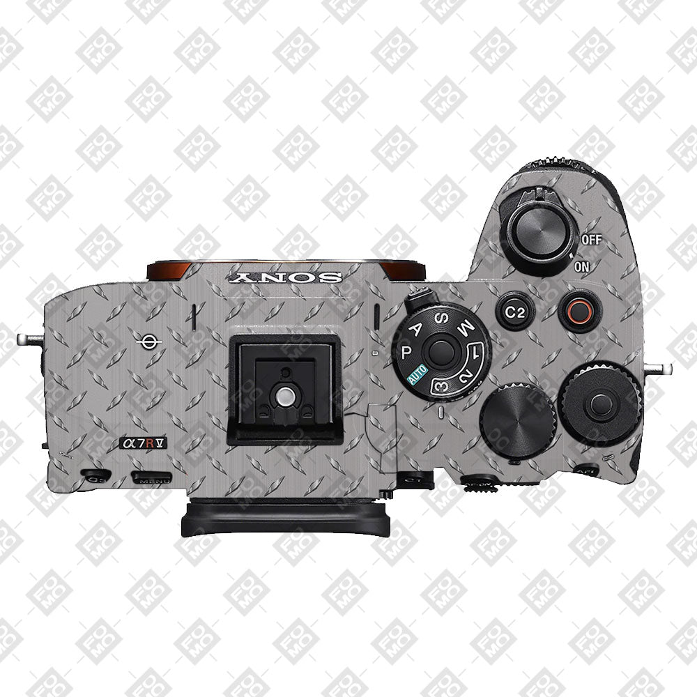 Textured Silver Tread Sony A7 S Camera Skin