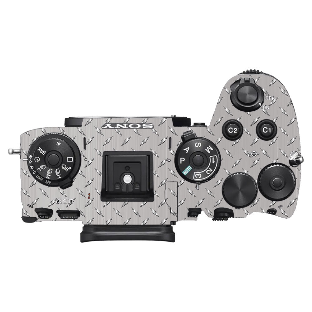 Textured Silver Tread Sony A9III Camera Skin