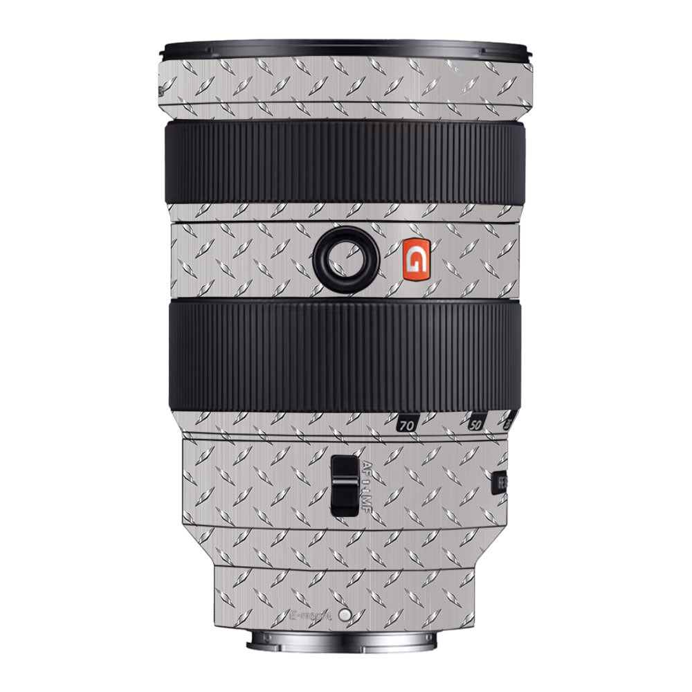 Textured Silver Tread Sony FE 24-70mm f/2.8 GM Camera Lens Skin