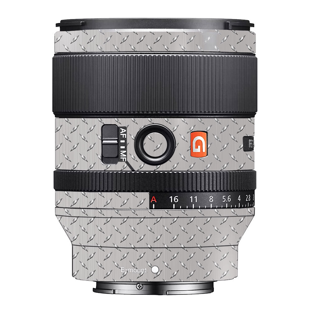 Textured Silver Tread Sony FE 35mm f/1.4 GM Camera Lens Skin