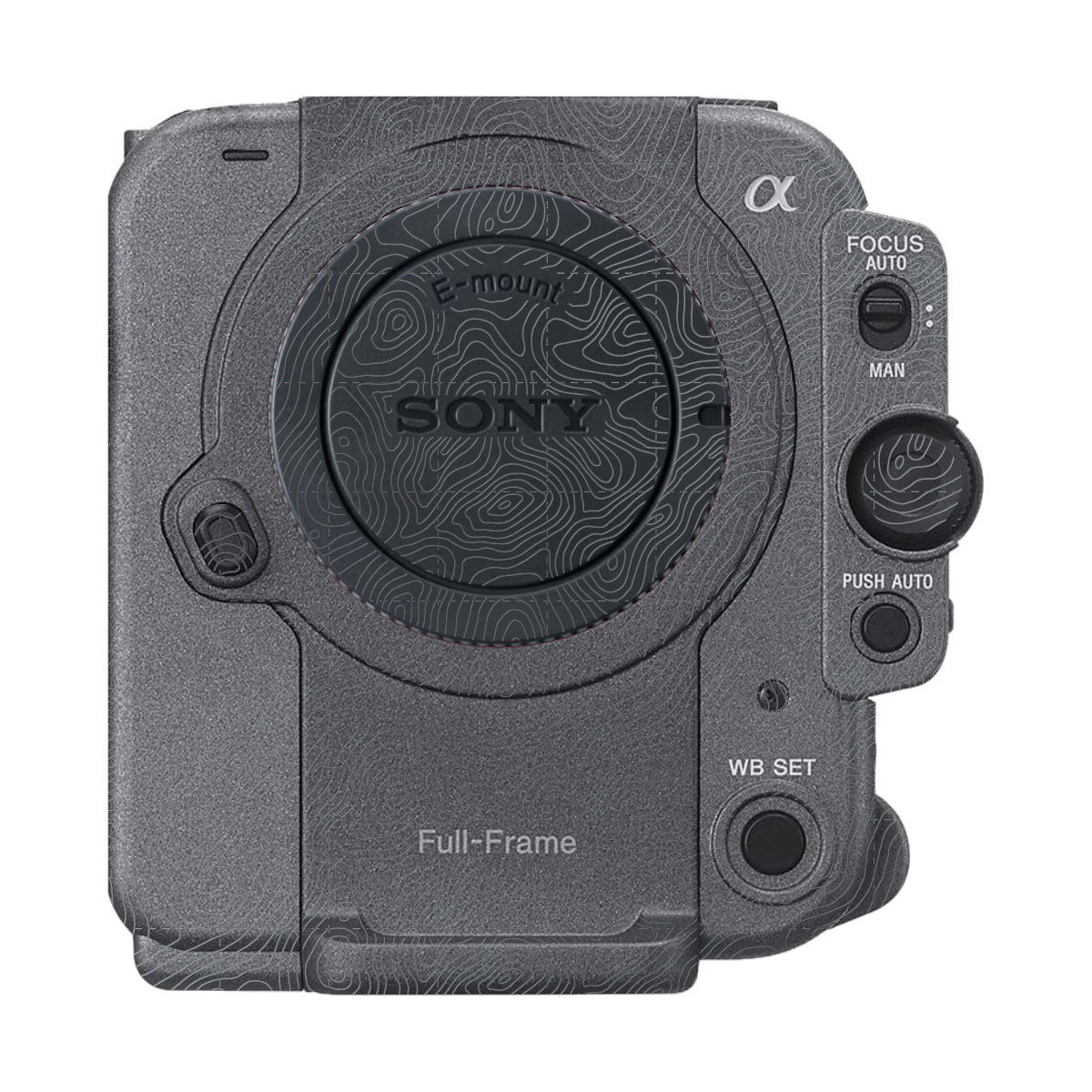 Textured Stealth Slate Sony FX6 Camera Skin