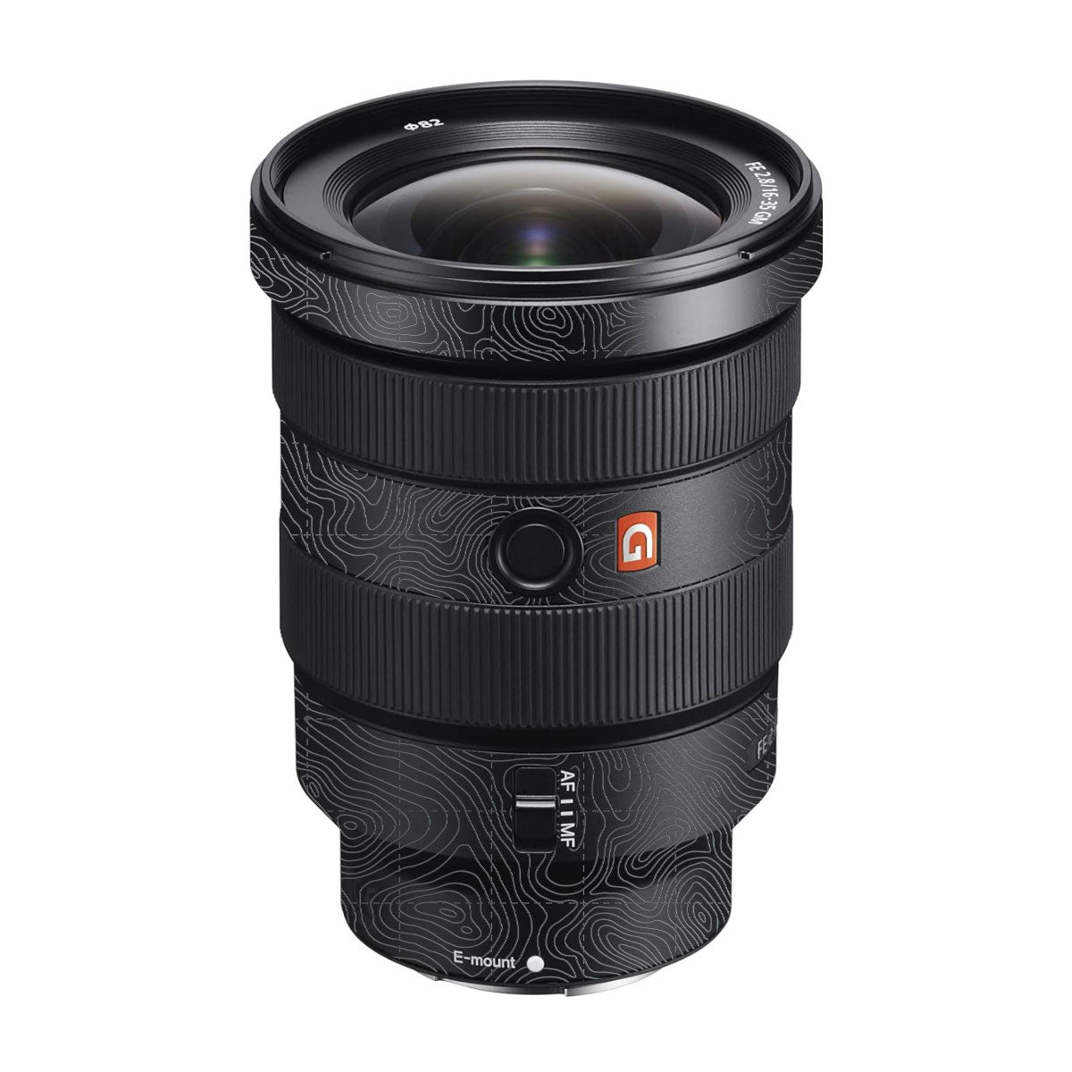 Textured Stealth Slate Sony FE 16-35mm F/2.8 GM Camera Lens Skin