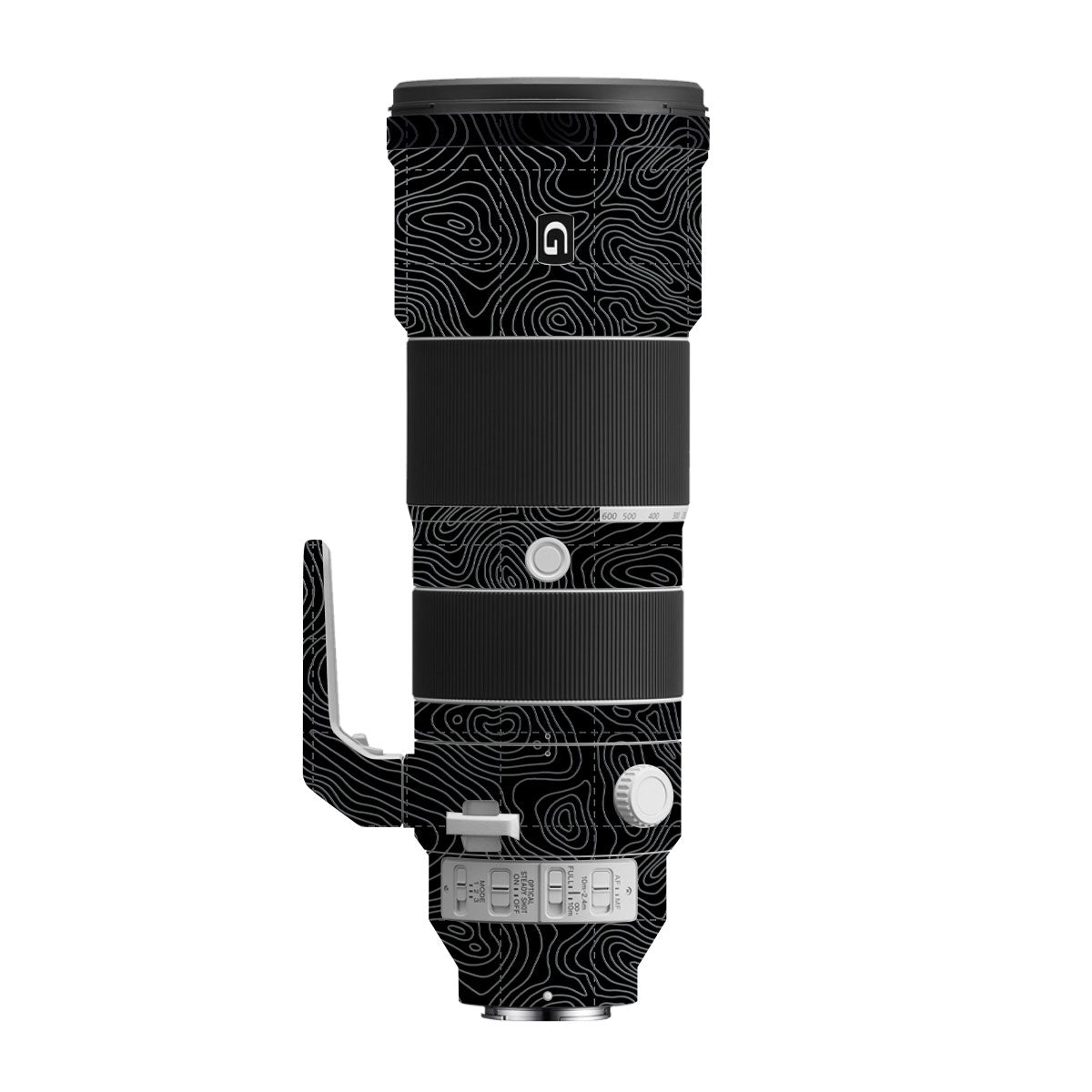 Textured Stealth Slate Sony FE 200-600mm F/5.6-6.3 G OSS Camera Lens Skin