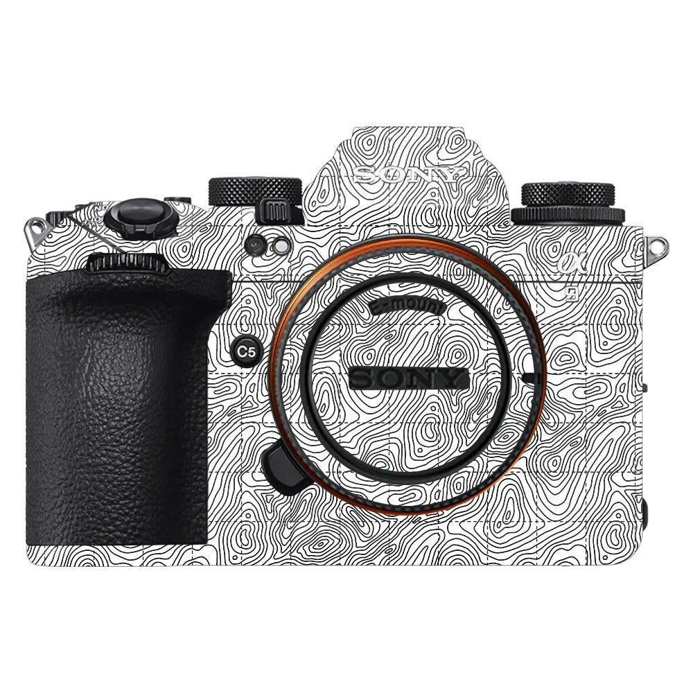 Textured Topo Flow Sony A9III Camera Skin