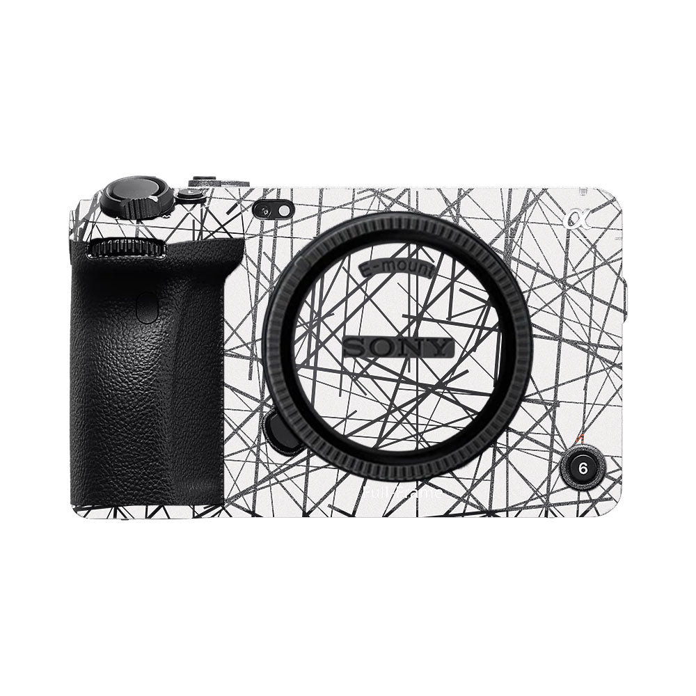 Textured White Chaos Line Sony FX3 Camera Skin