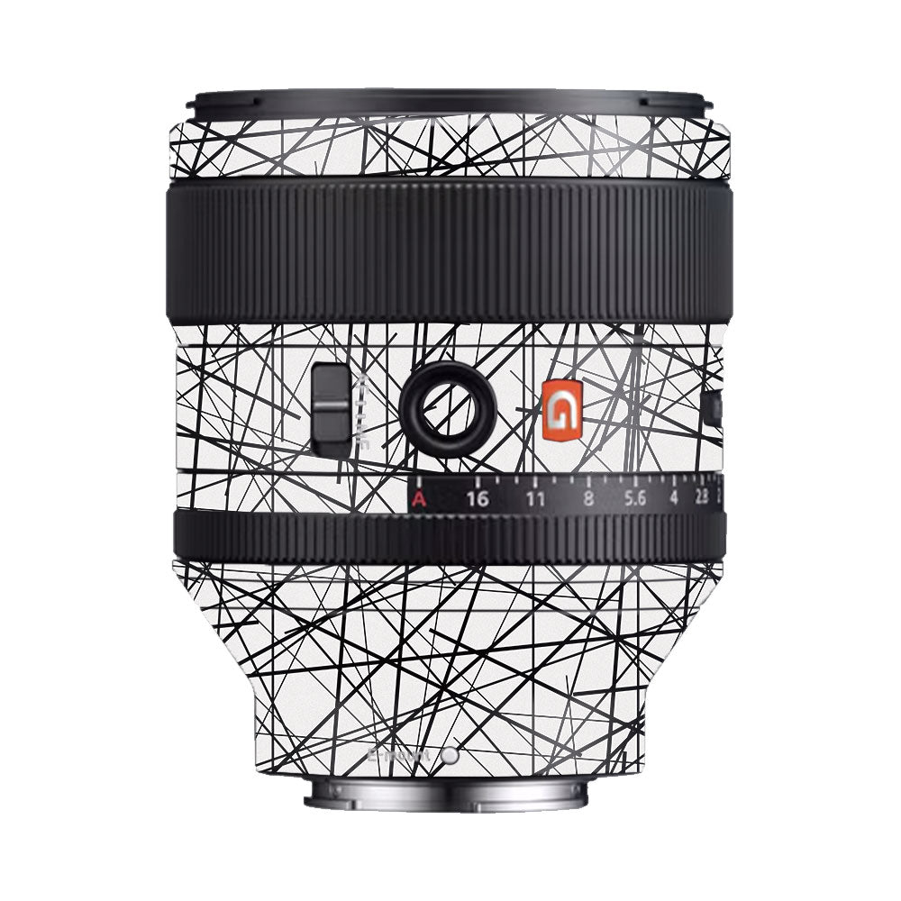 Textured White Chaos Line Sony FE 85mm F/1.4 GM II Camera Lens Skin
