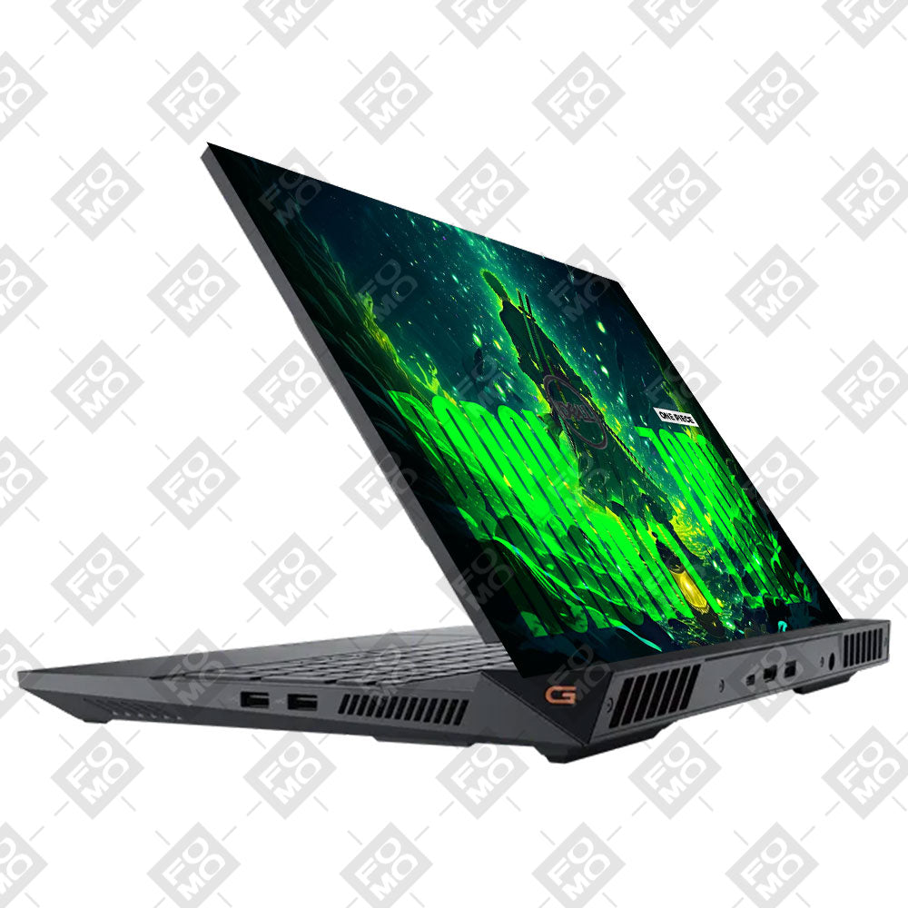 Roronoa Zoro Green Fury Dell G15 5520, 5530 Laptop Skin
