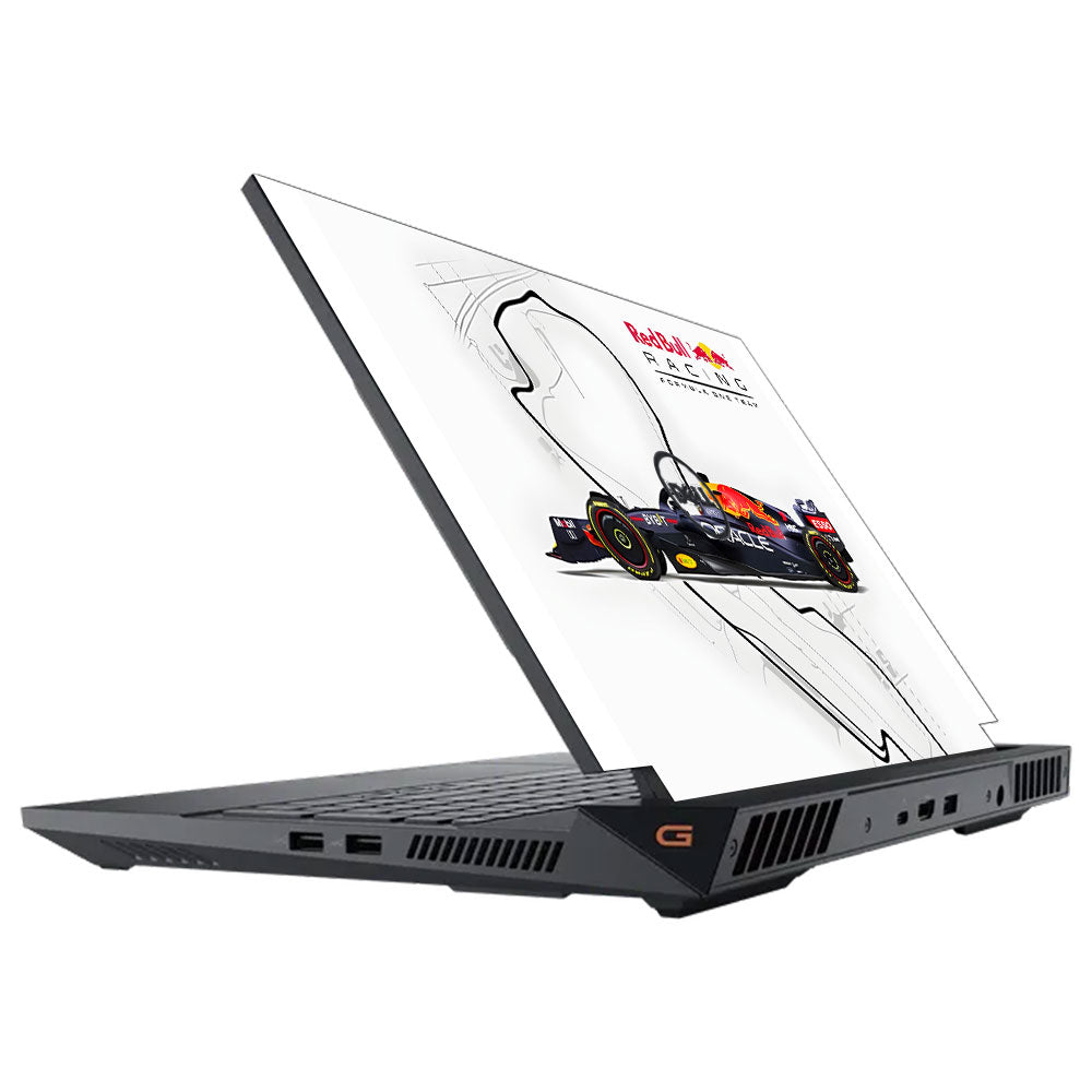 Red Bull Racing in Action Dell G15 5520, 5530 Laptop Skin