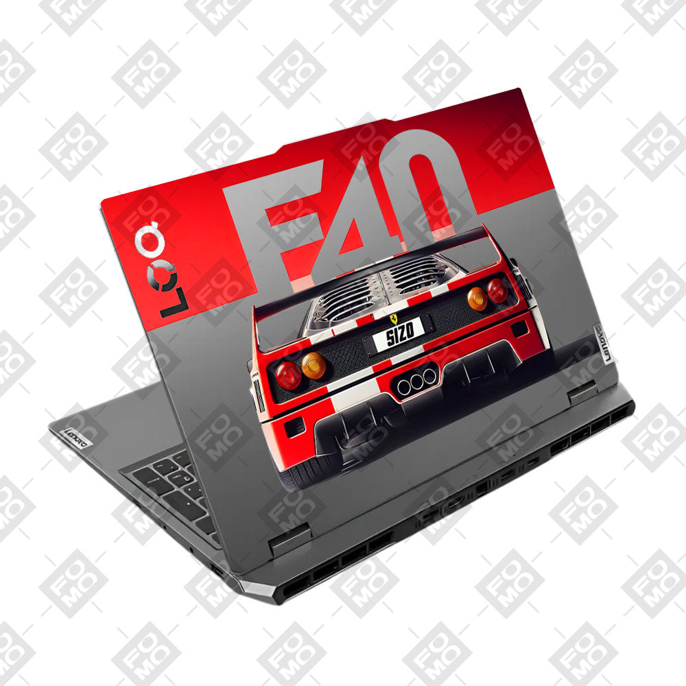 Transparent Ferrari F40 Lenovo LOQ 2024 Laptop Skin