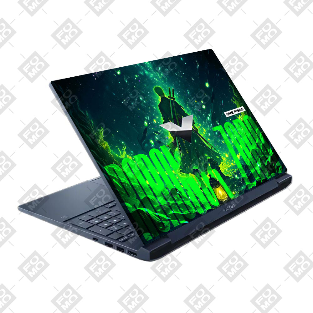 Roronoa Zoro Green Fury HP Victus Laptop Skin