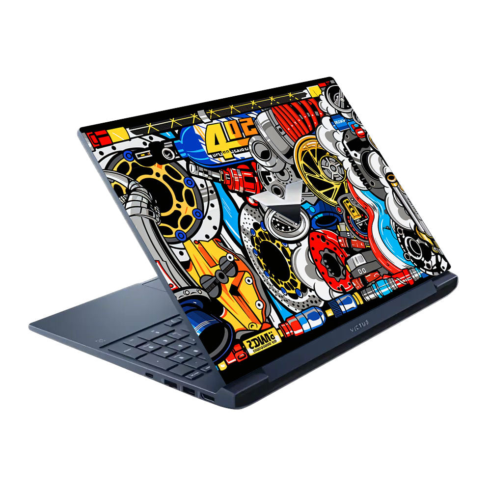 Mechanical Chaos HP Victus Laptop Skin