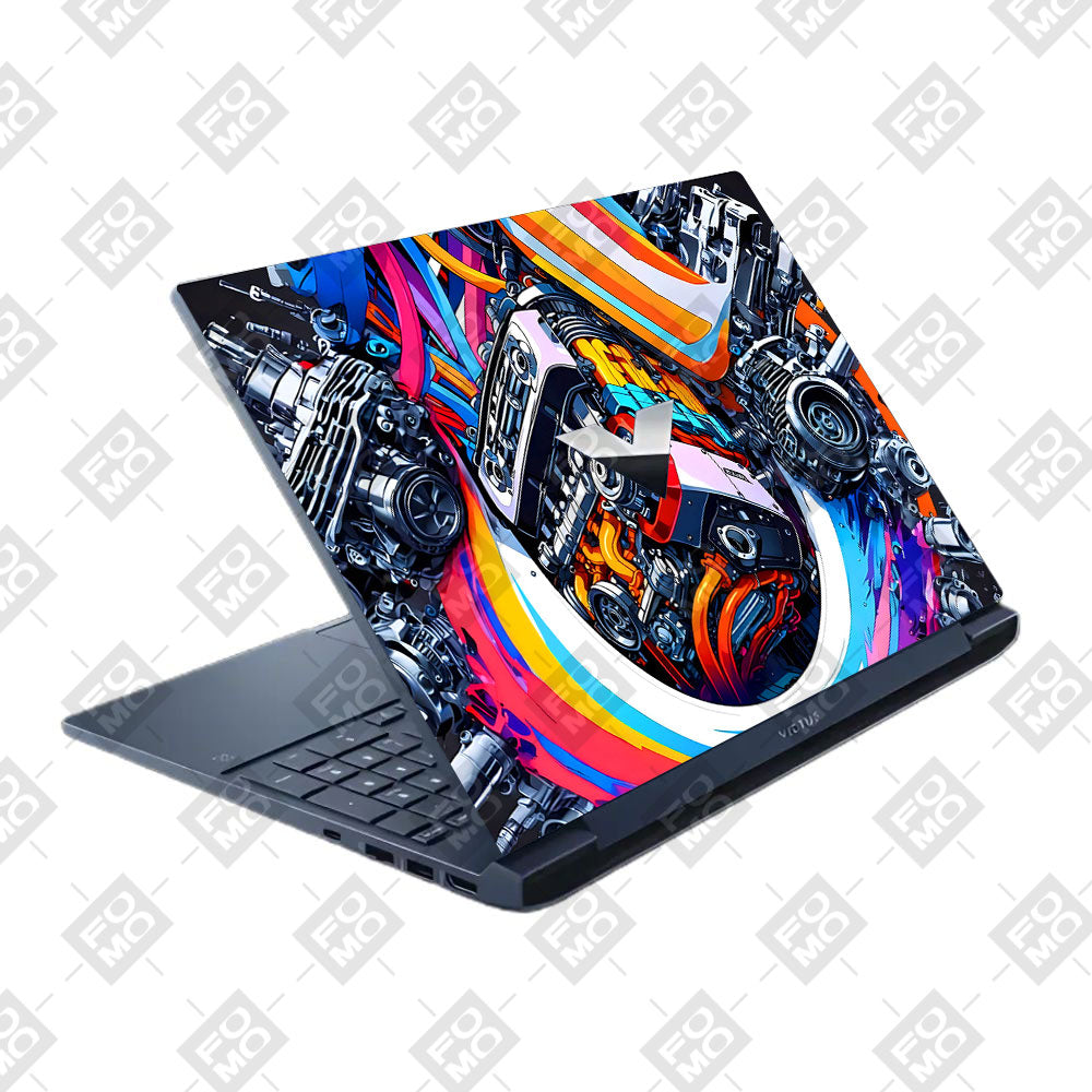 Power in Motion HP Victus Laptop Skin
