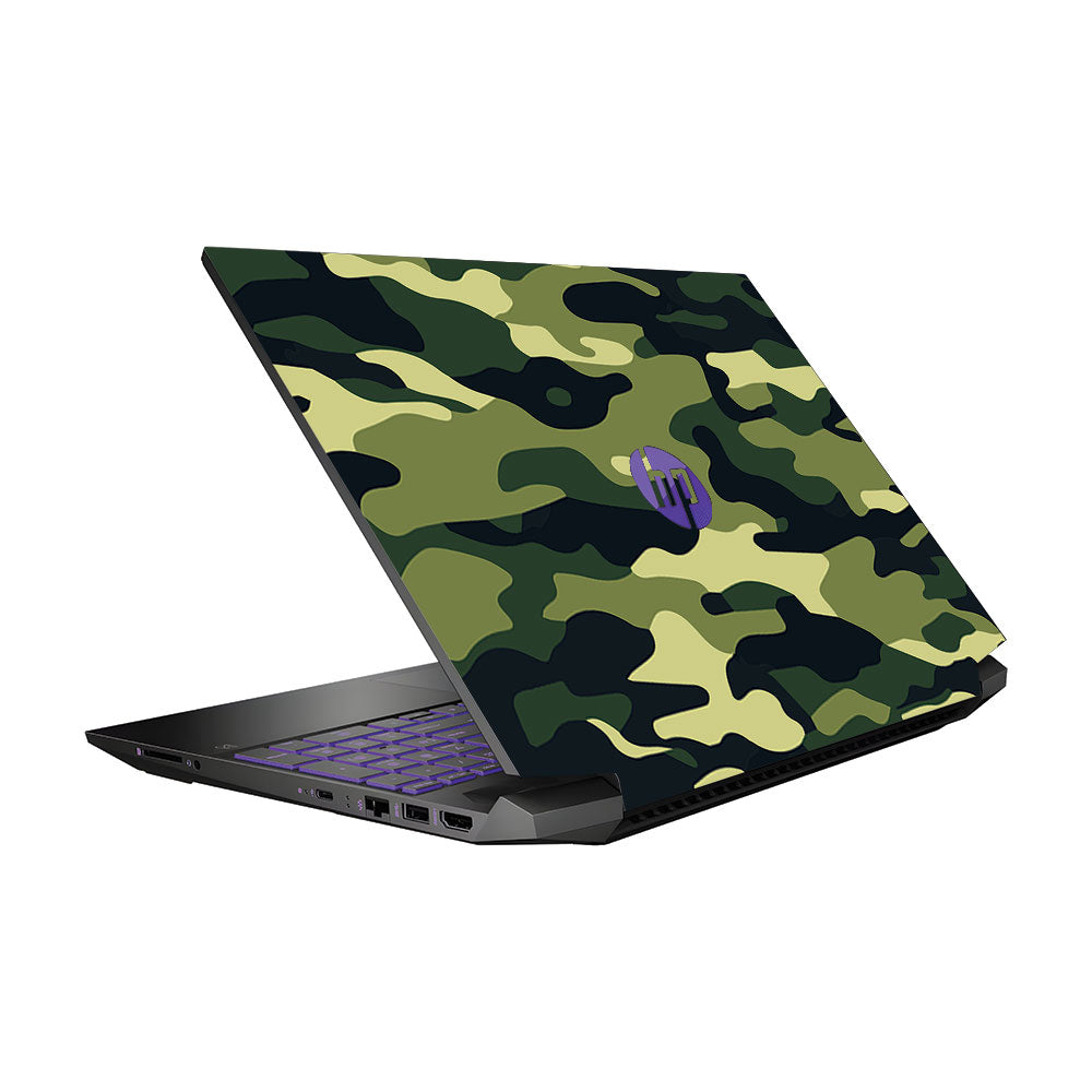 Forest Green Camo HP Pavilion Gaming 15 EC Series Laptop Skin