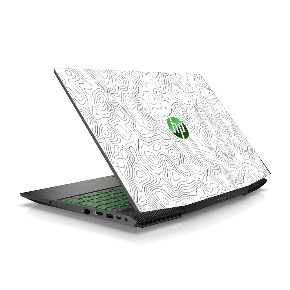 White Contour Design HP Pavilion Gaming 15 CX Series Laptop Skin