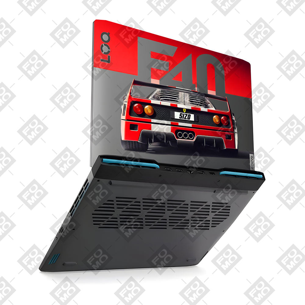 Transparent Ferrari F40 Lenovo LOQ 2023 15IRH8, 15APH8 Laptop Skin