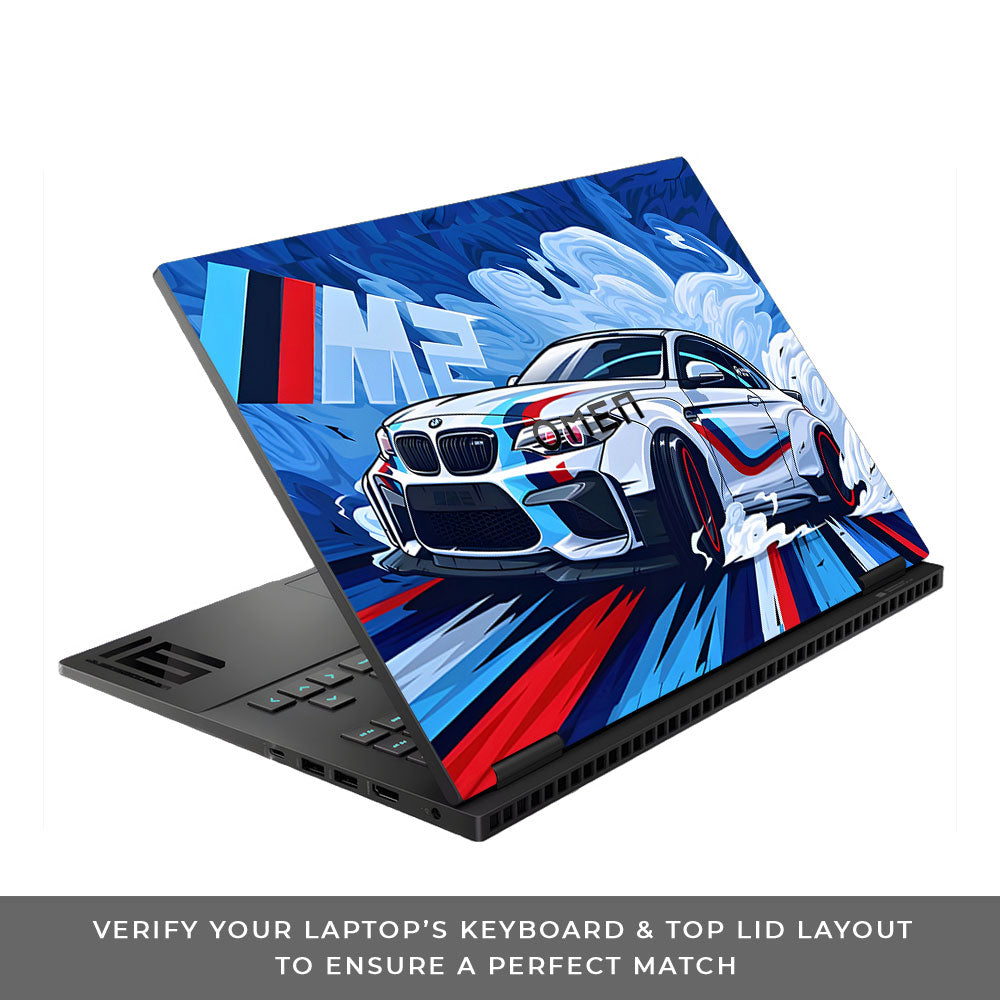 BMW M2 HP Omen Gaming 16 Laptop Skin