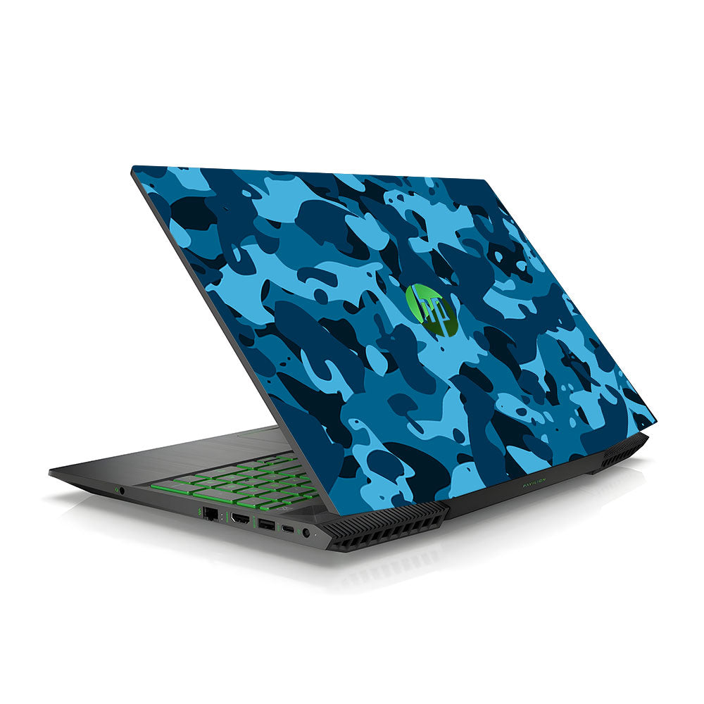 Deep Ocean Camo HP Pavilion Gaming 15 CX Series Laptop Skin