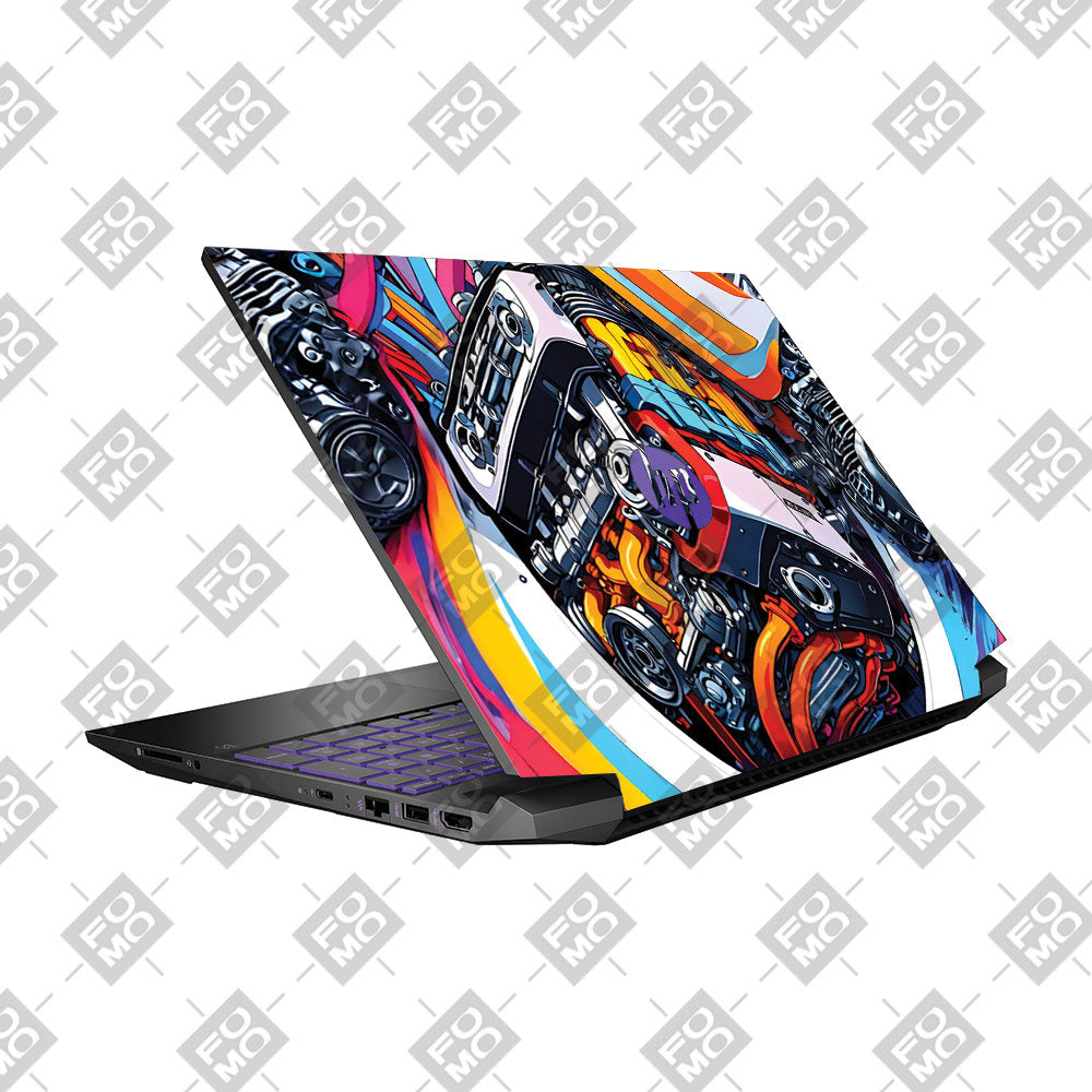Power in Motion HP Pavilion Gaming 15 EC Series Laptop Skin