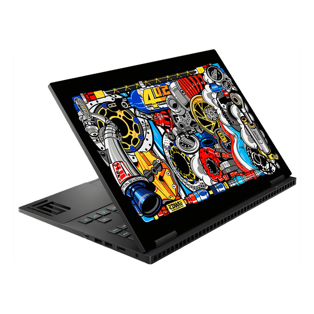 Mechanical Chaos HP Omen Gaming 16 Laptop Skin