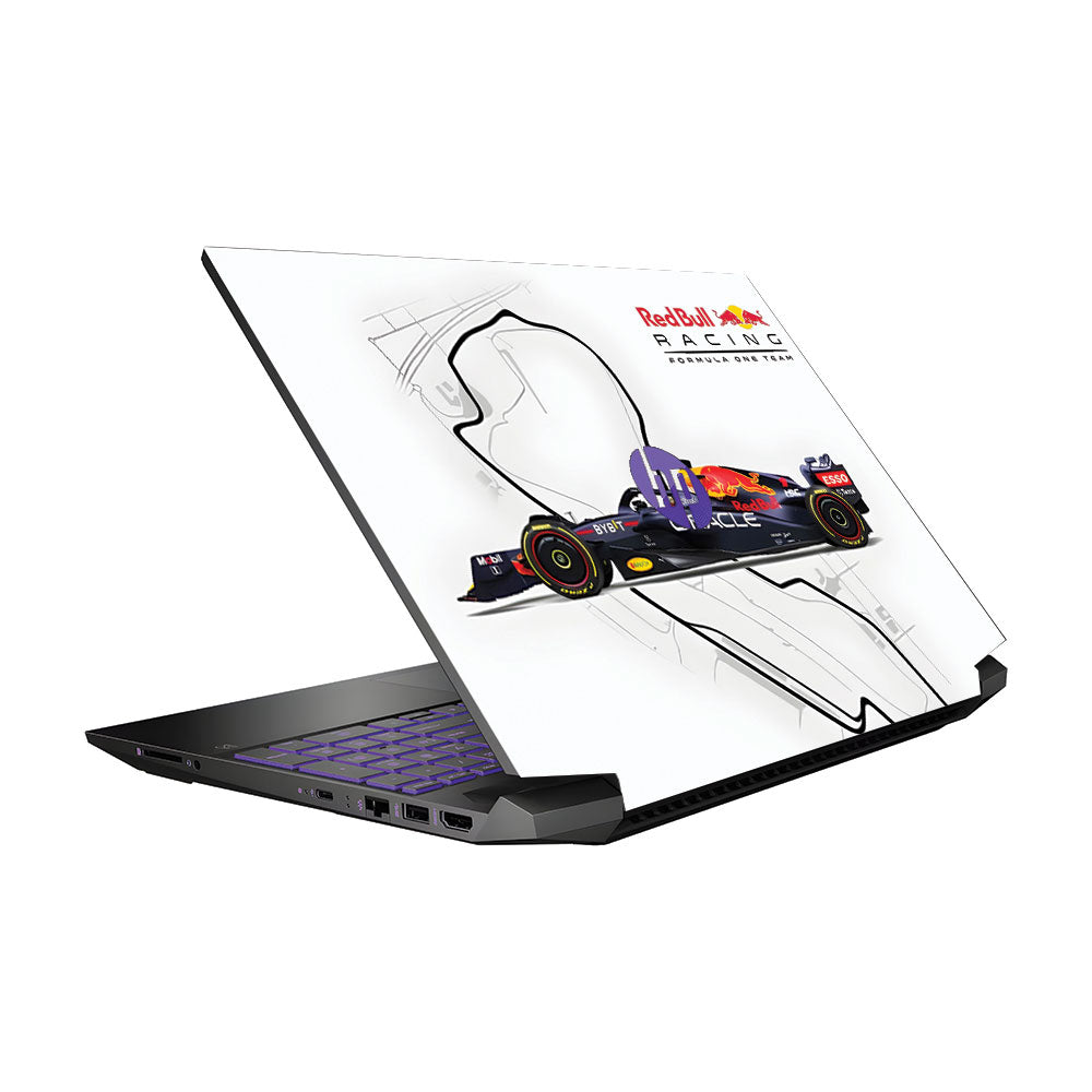 Red Bull Racing in Action HP Pavilion Gaming 15 EC Laptop Skin