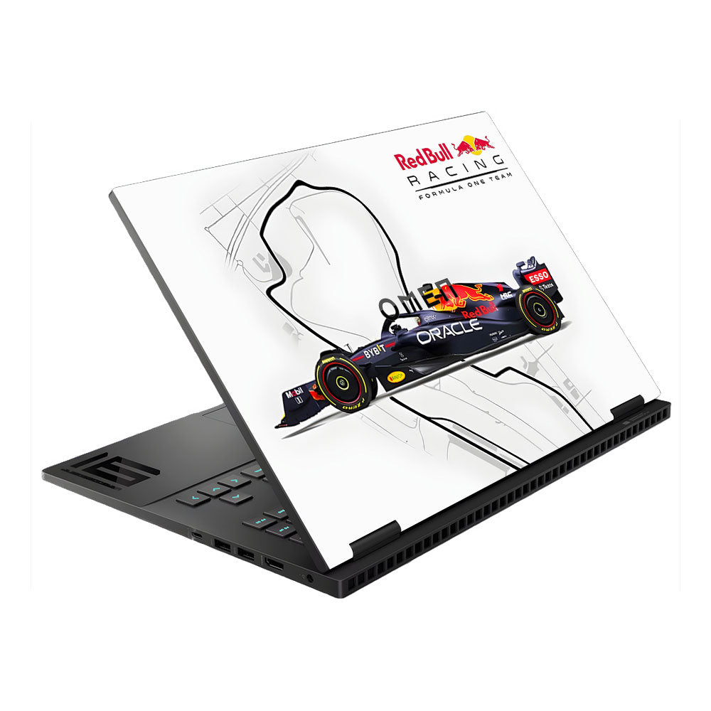 Red Bull Racing in Action HP Omen Gaming 16 Laptop Skin