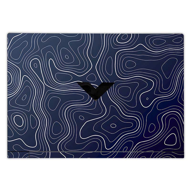 Fluid Lines Design HP Victus Laptop Skin