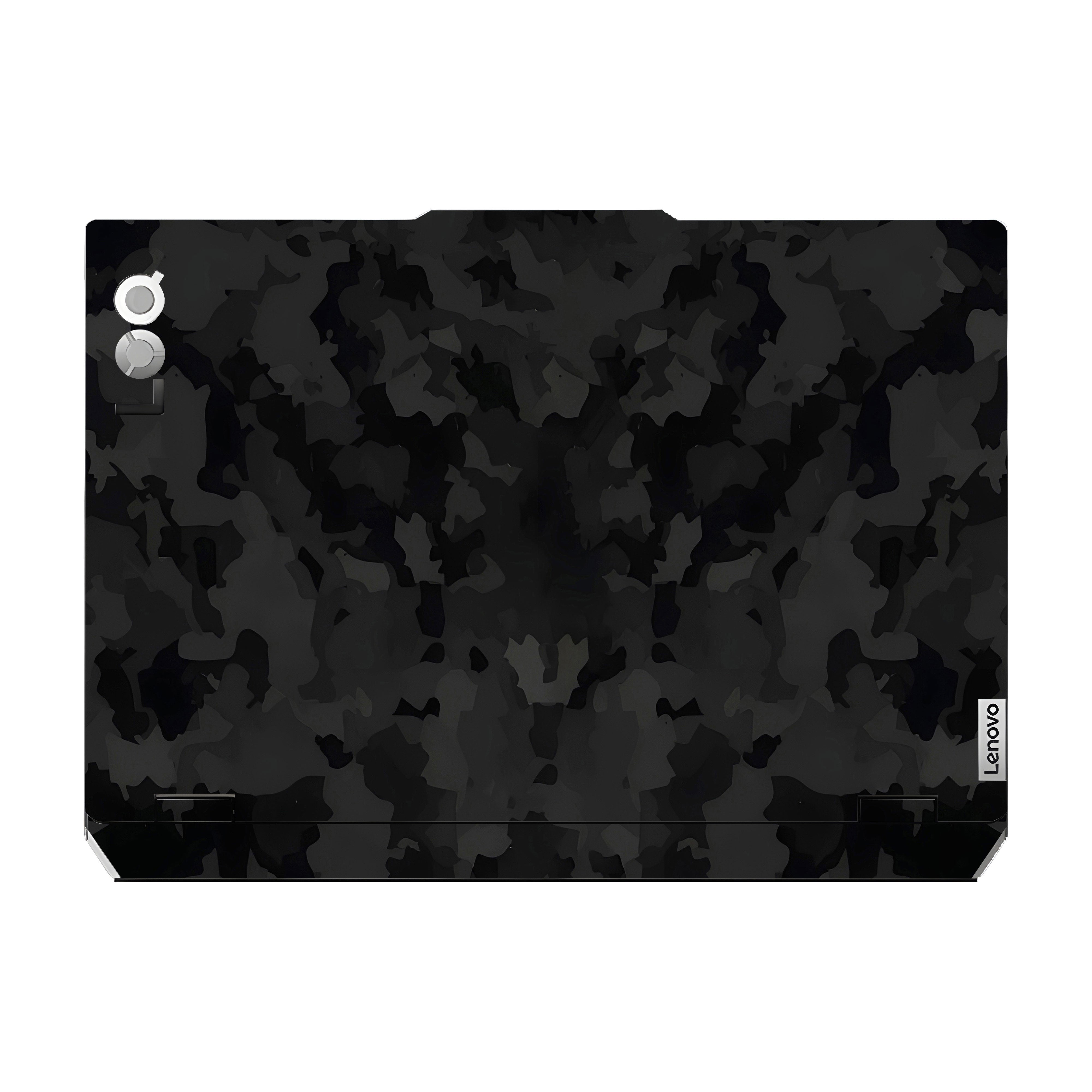 Textured Black Camouflage Lenovo LOQ 24 Laptop Skin