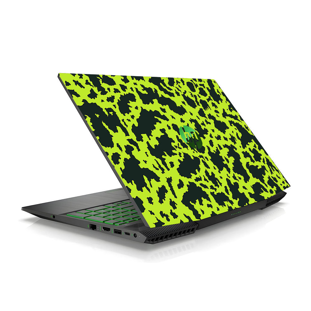 Neon Green Splatter HP Pavilion Gaming 15 CX Series Laptop Skin