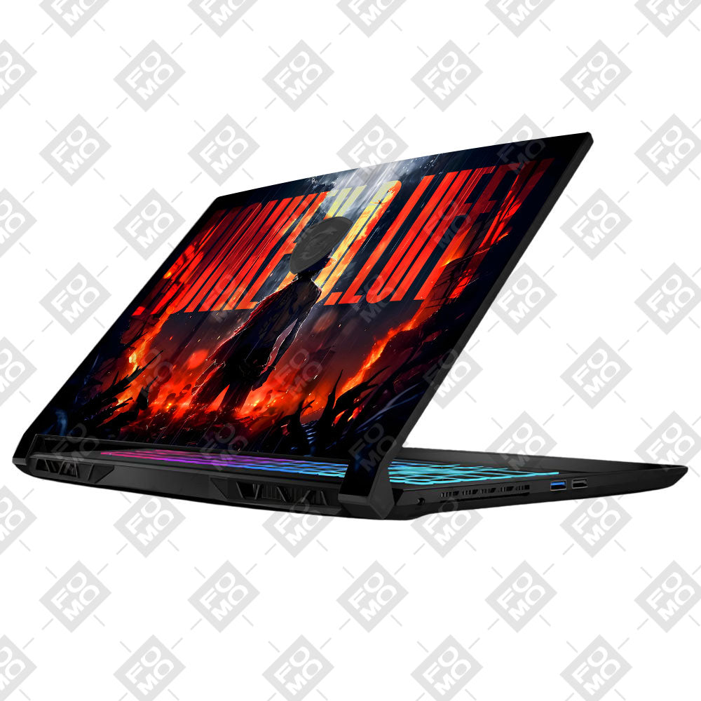 Monkey D. Luffy Blazing Red MSI Katana 15 B13V Laptop Skin