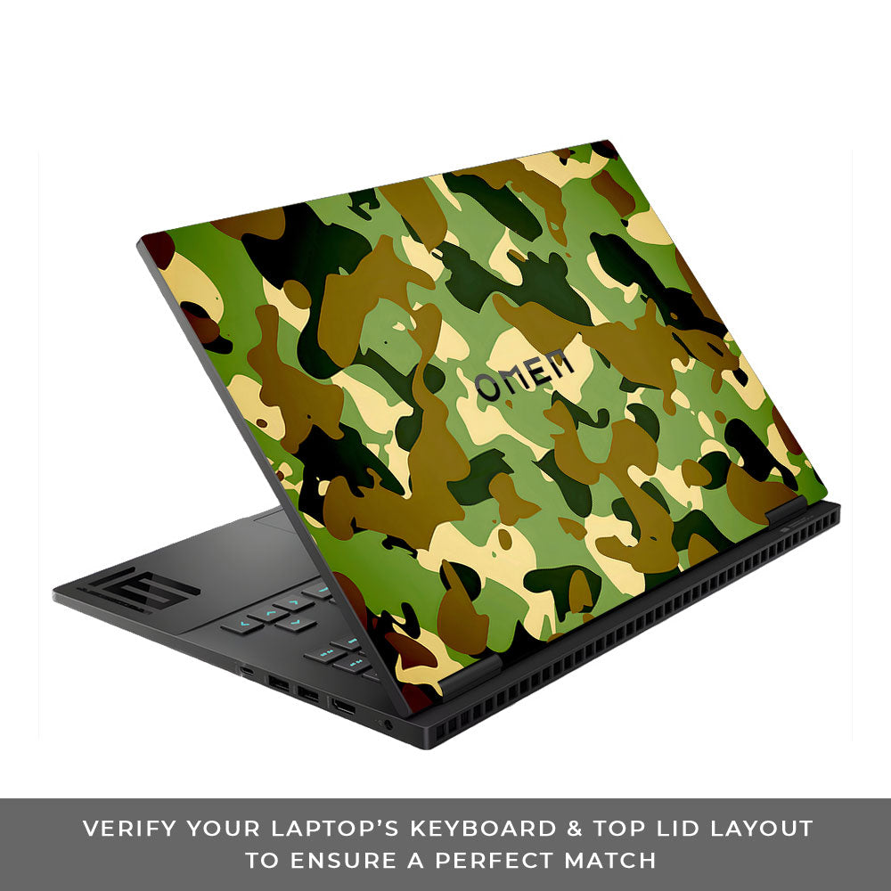 Desert Brown Camo HP Omen Gaming 16 Laptop Skin