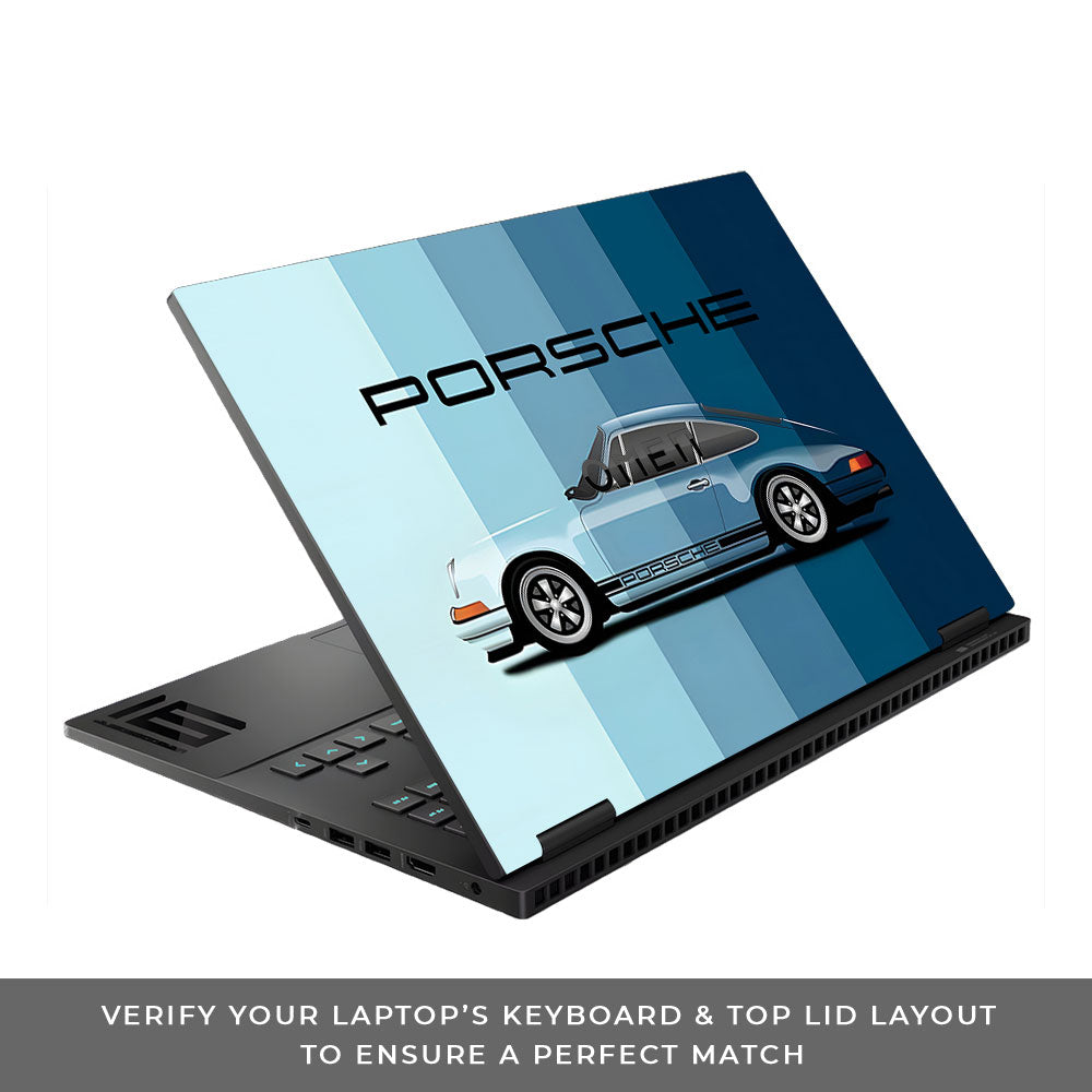 Porsche 911 HP Omen Gaming 16 Laptop Skin