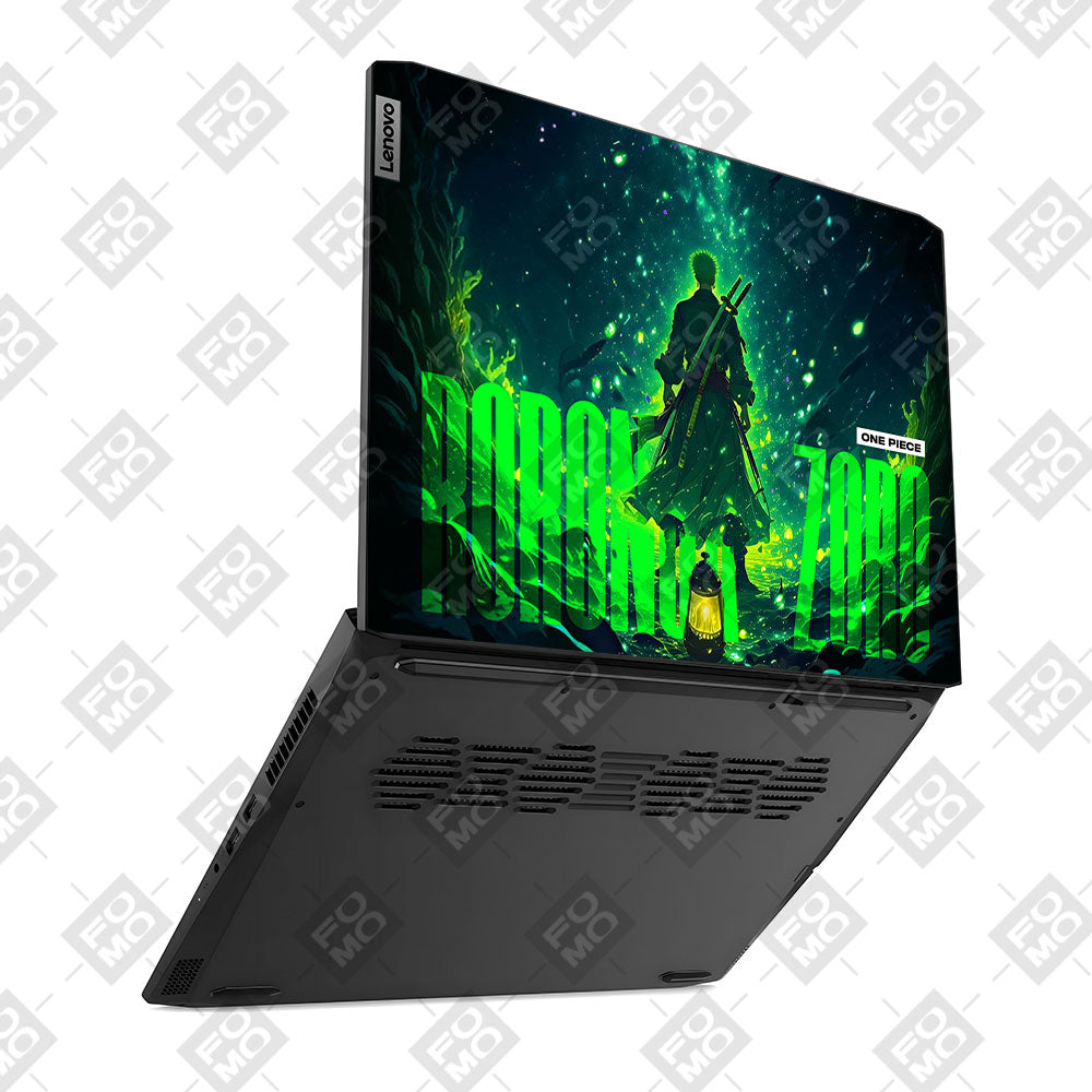 Roronoa Zoro Green Fury Lenovo IdeaPad Gaming 3 15ACH6 and 15IHU6 Laptop Skin