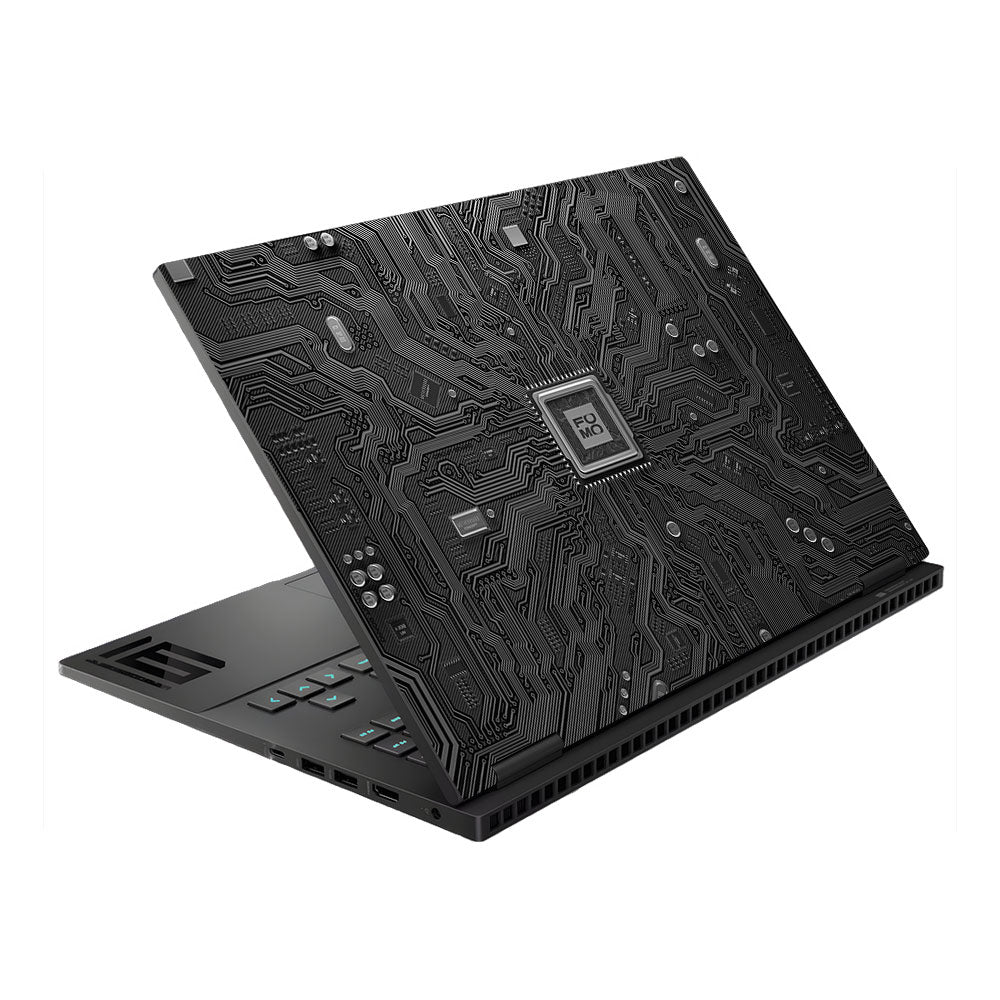 FOMO Circuit Dark Mode HP Omen Gaming 16 Laptop Skin