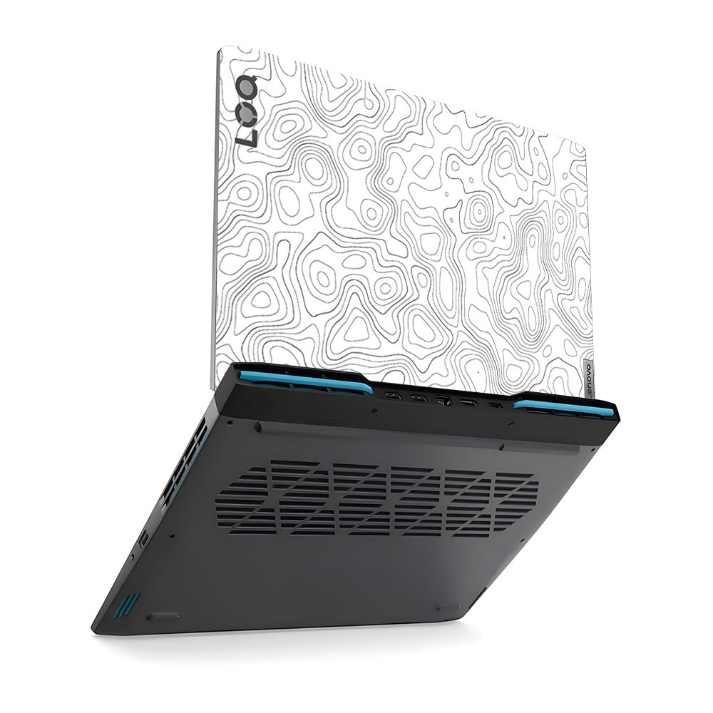 White Contour Design Lenovo LOQ 2023 15IRH8, 15APH8 Laptop Skin